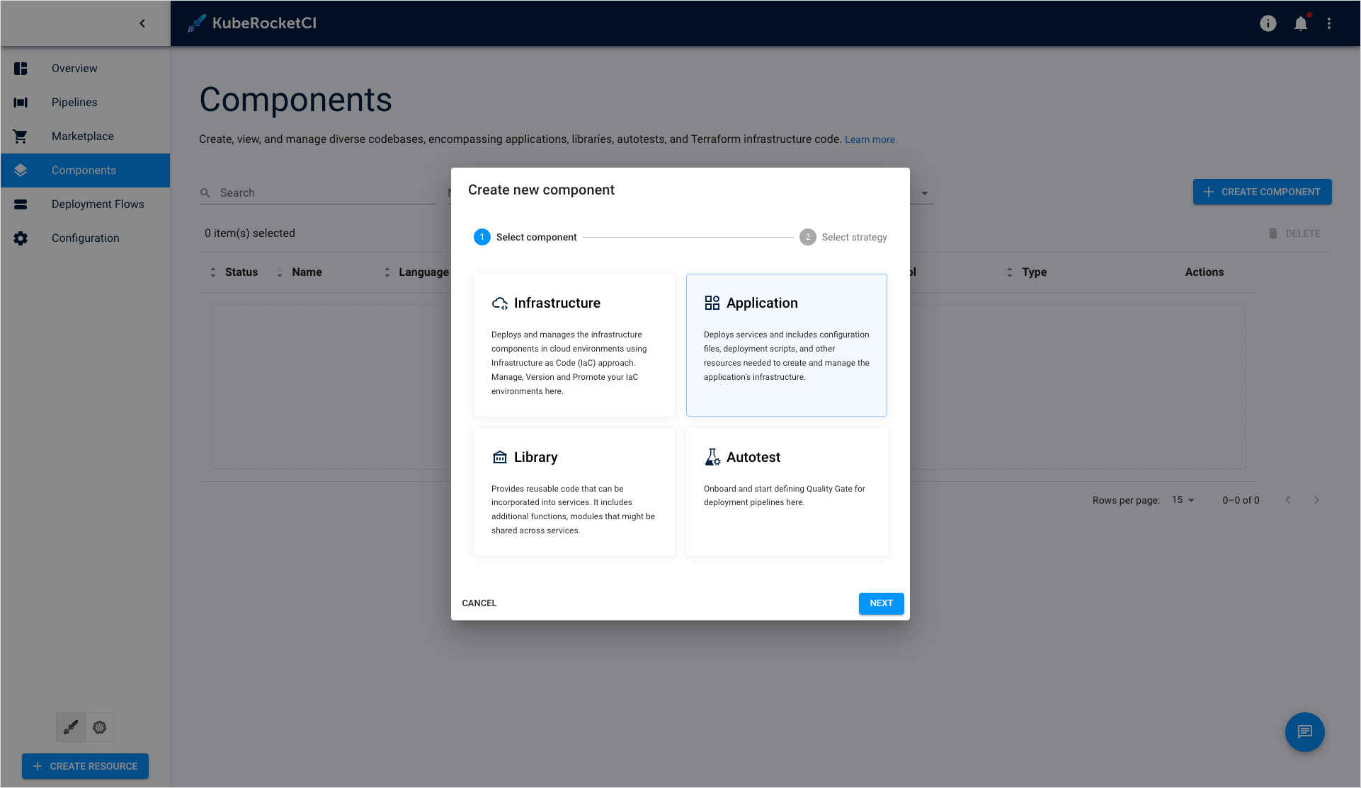Application info Application info