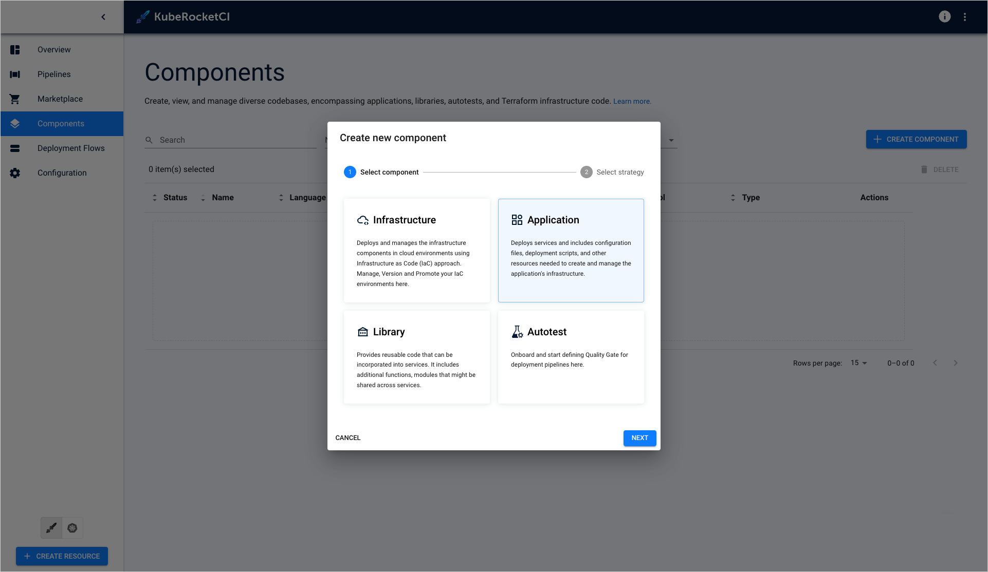 Application info Application info