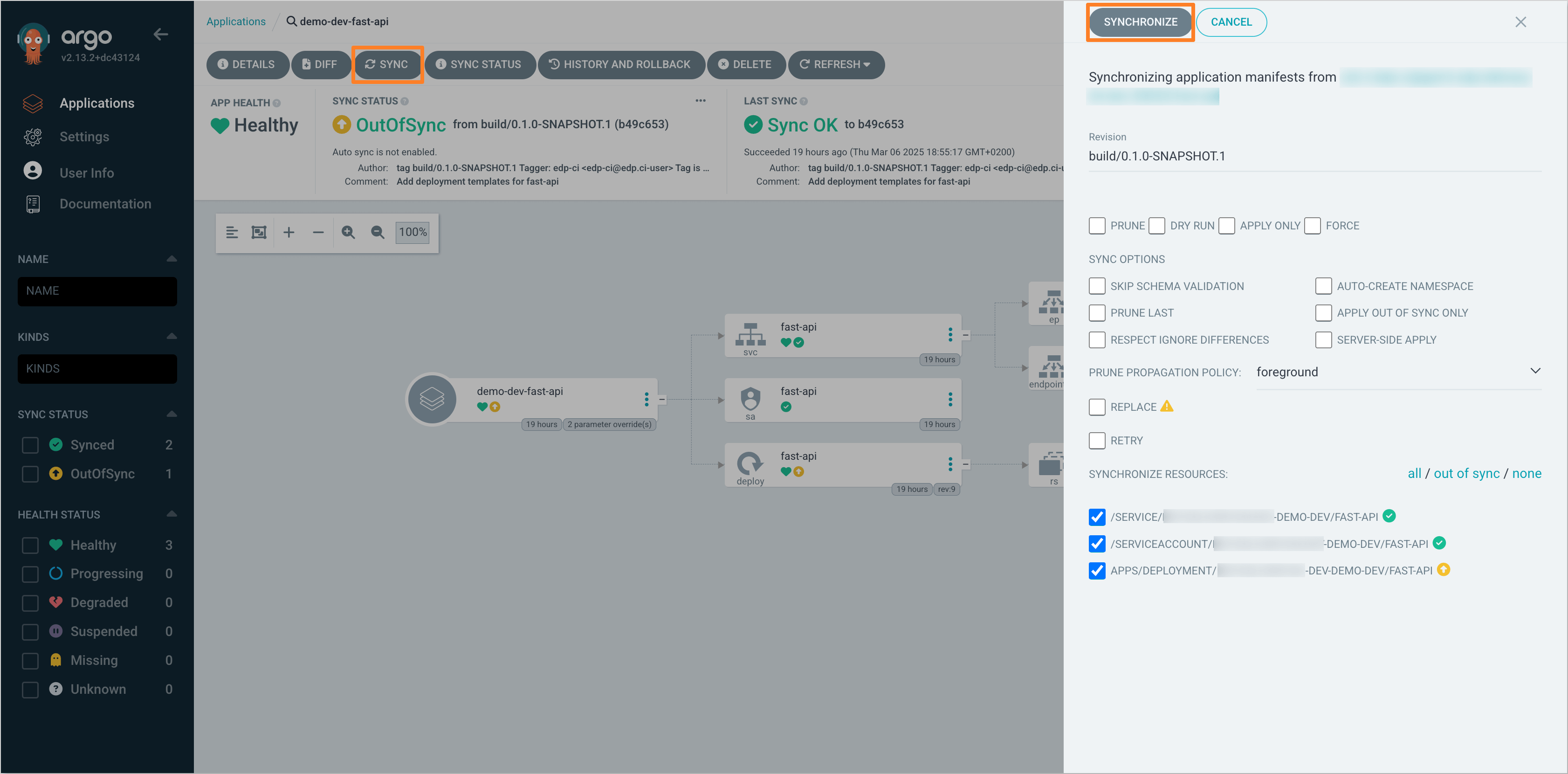 Argo CD Sync Argo CD Sync
