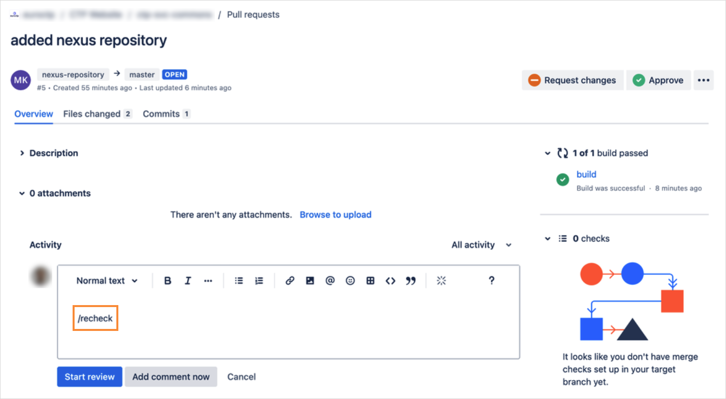 Recheck pull request