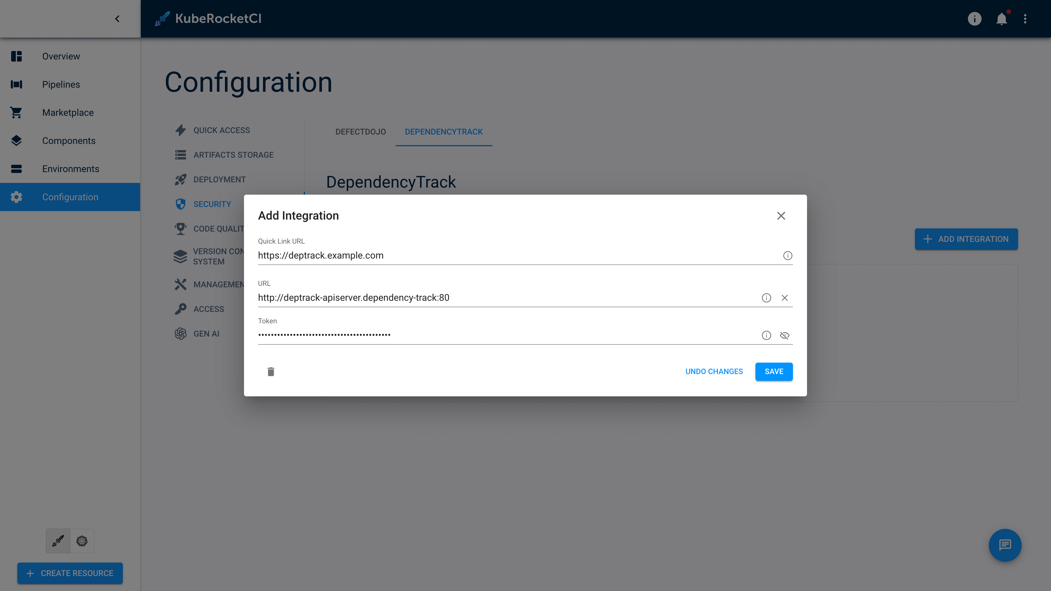 Dependency-Track update manual secret Dependency-Track update manual secret