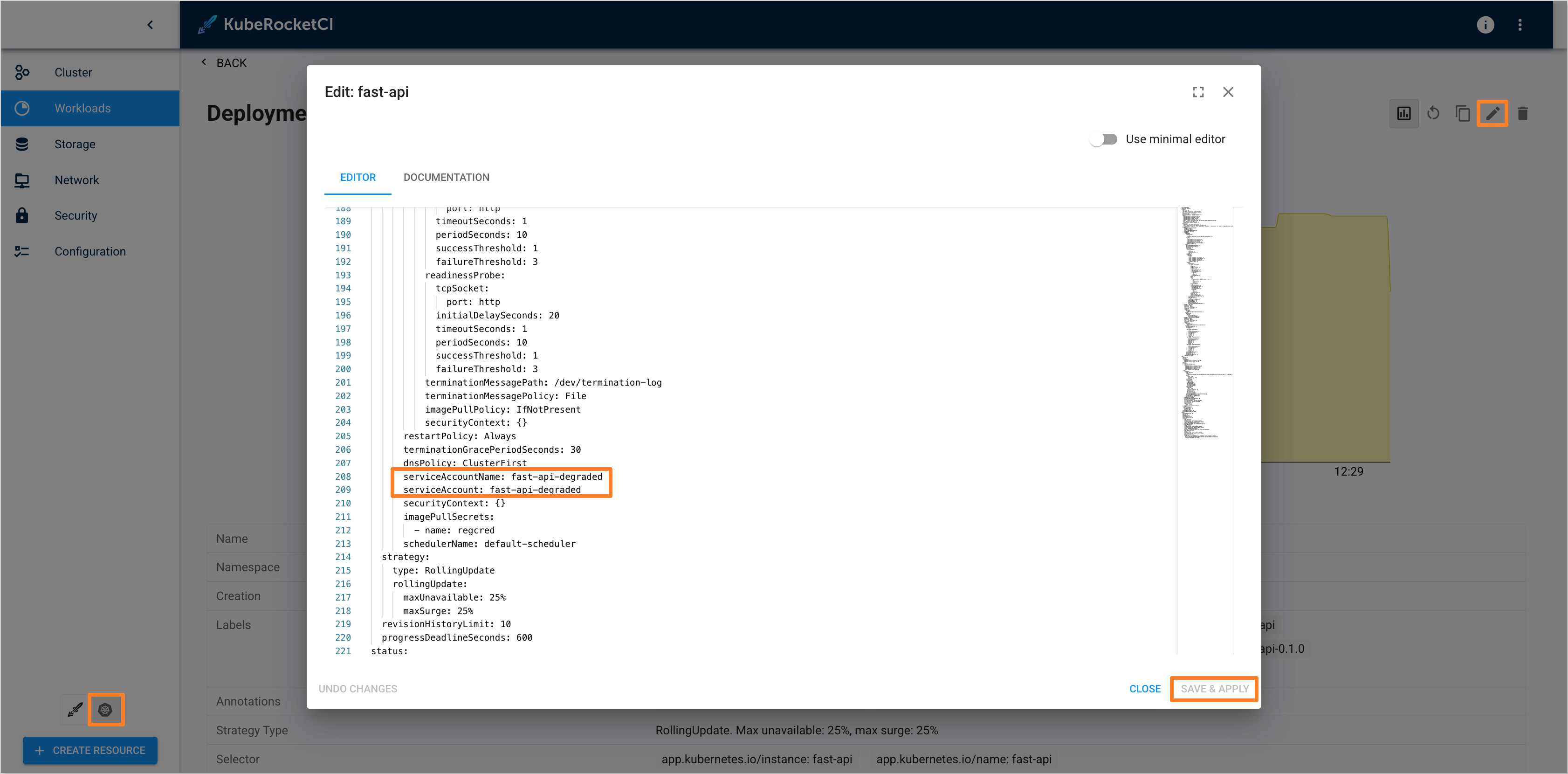 Edit Deployment Edit Deployment