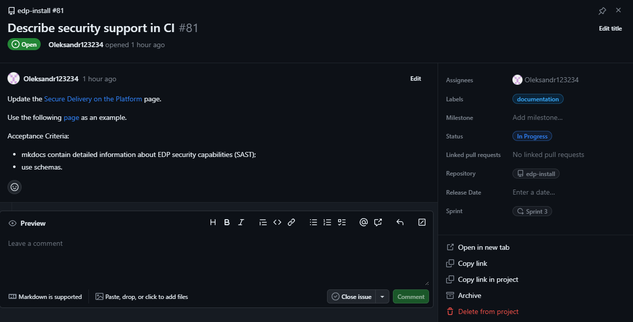 GitHub issue GitHub issue