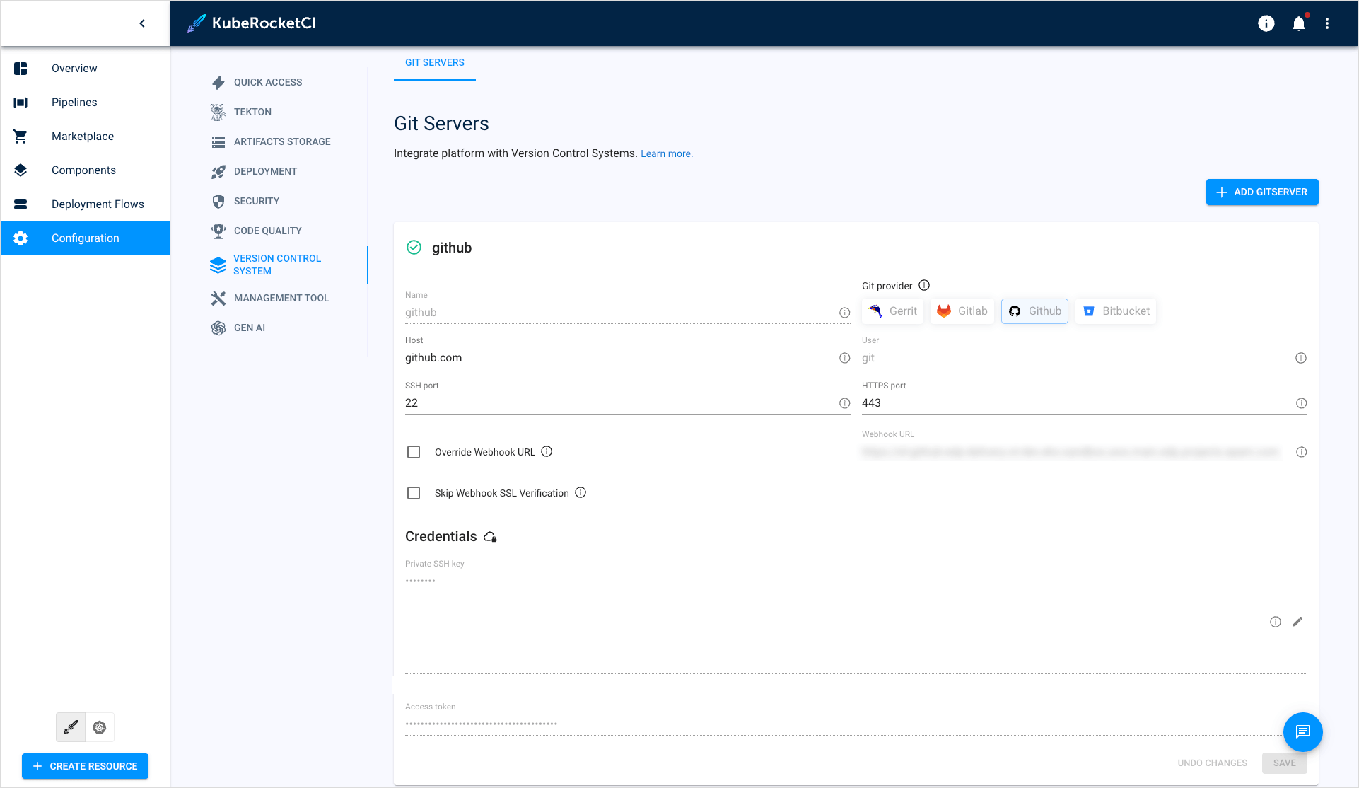 Git Server configuration Git Server configuration