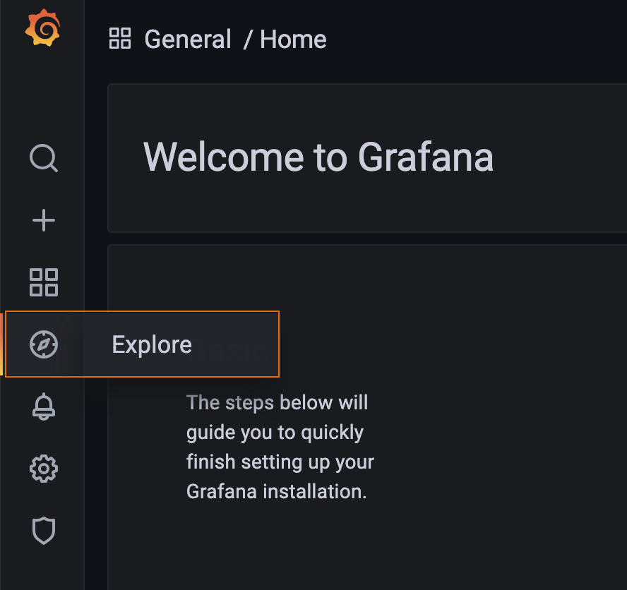 Grafana explore Grafana explore