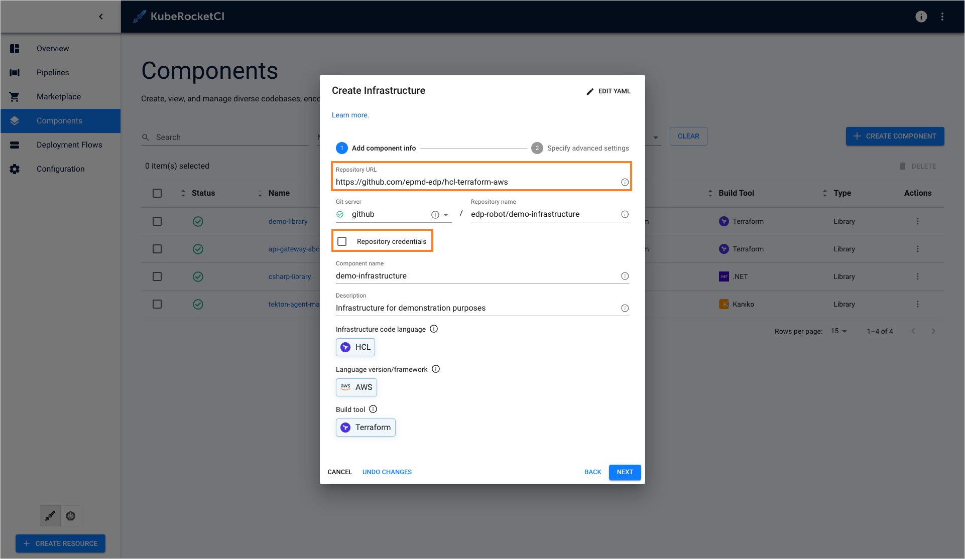 Clone infrastructure Clone infrastructure