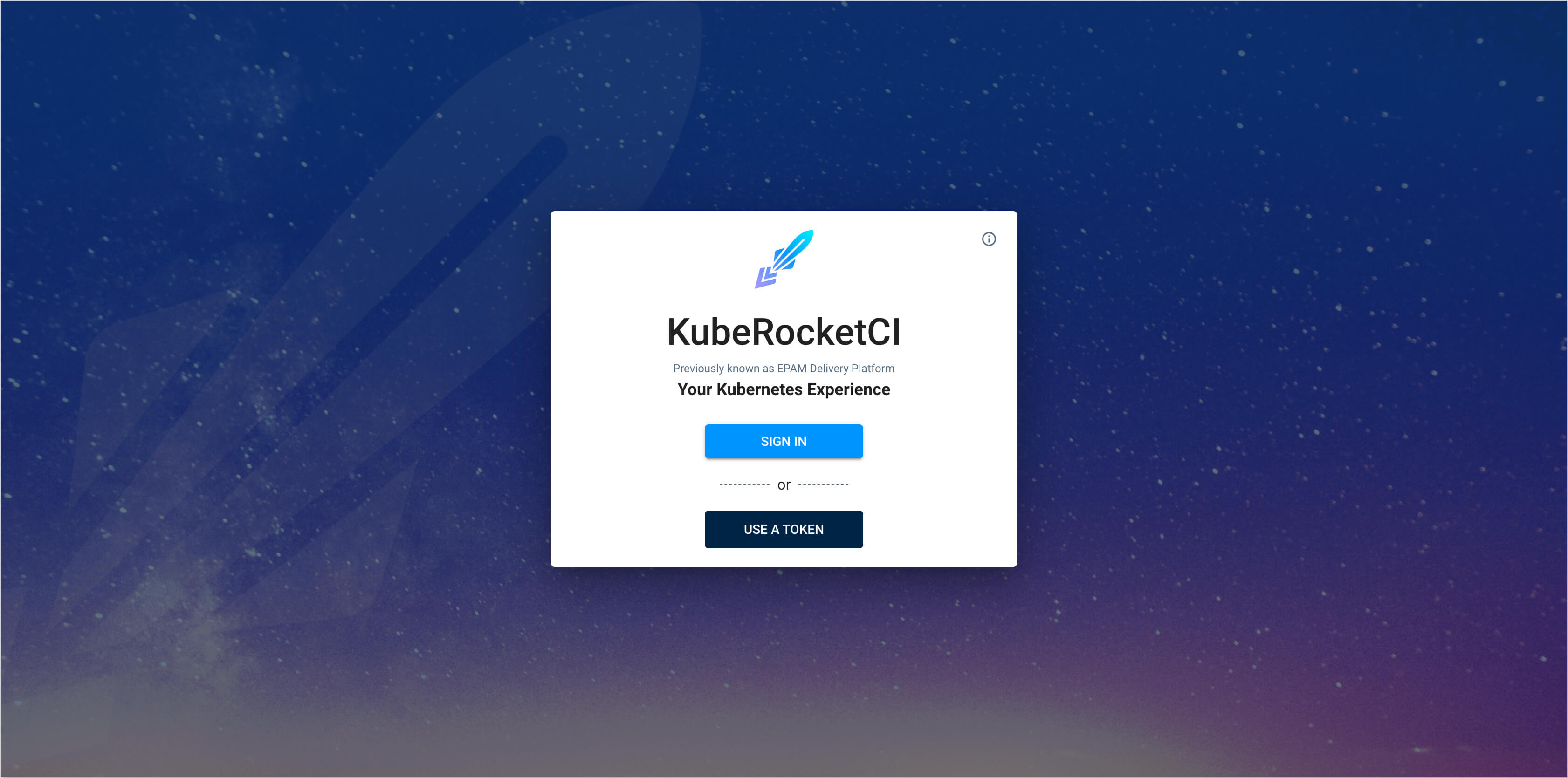 Logging screen Logging Page