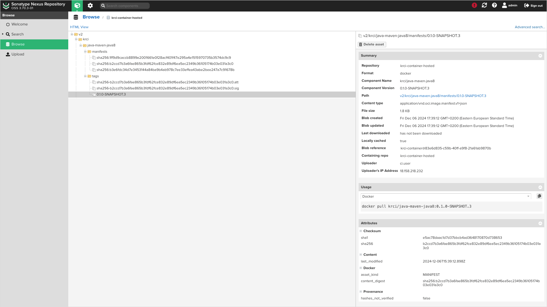 Nexus create user Nexus create user
