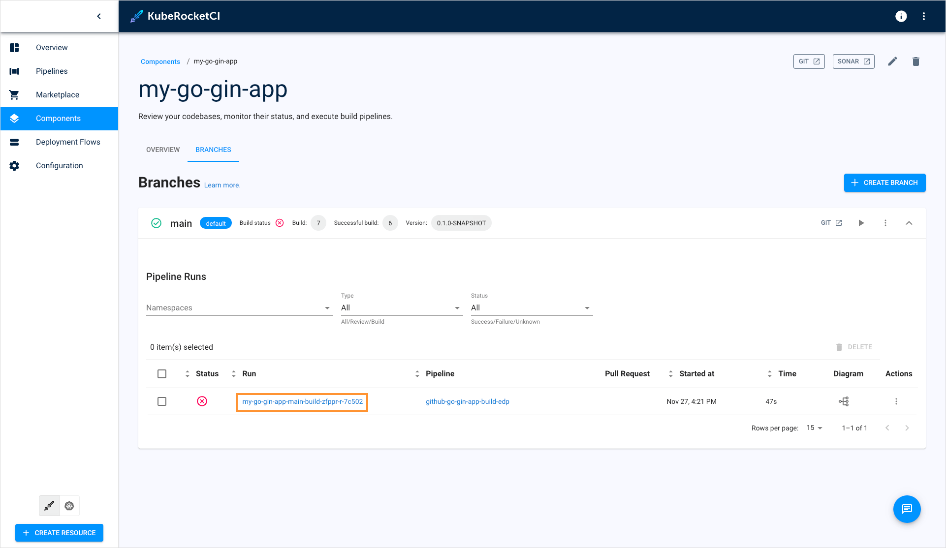 Pipelinerun logs Pipelinerun logs